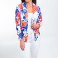 thumbnail image 6 of Elsie & Zoey Gemma XL Stretch Long Sleeve Floral Blazer for Women, 6 of 7