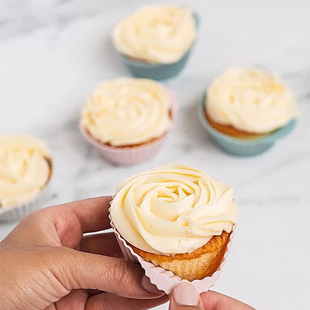 Moules Muffins Moules à Cupcakes En Silicone VNDEFUL – Lot De 10 Moules Muffins Moules à Cupcakes En Silicone VNDEFUL – Lot De 10