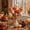 B, variant on Cififendec Thanksgiving Artificial Pumpkin Stem Bouquet, 13.38"×7.87", Faux Floral Pick with Bendable Twig for Vase Table Centerpiece and Mantel Decor