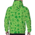thumbnail image 7 of Lsque St Patrick's Day Pattern Casual Men's Hoodie,Hooded Sweatshirt with Kangaroo Pocket,Pullover Hoodie-3X-Large, 7 of 7