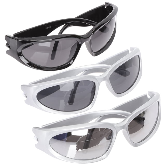 unbranded 3Ud Gafas De Sol Portátiles Para Mujer Con Lentes Protectores Y Marco Plástico Estilo Moderno