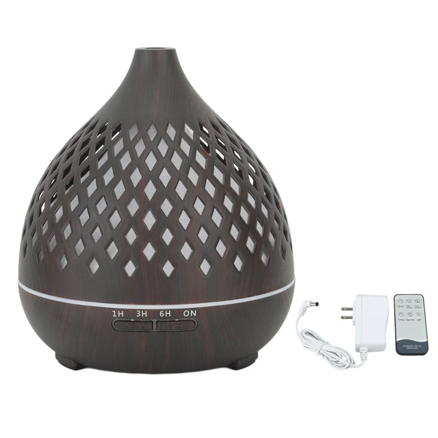 Difusor de aroma de grano de madera, humidificador hueco de gota de agua, humidificador de niebla fría de grano de madera, humidificador de grano de madera, características mejoradas