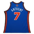 thumbnail image 3 of Men's Mitchell & Ness Carmelo Anthony Blue New York Knicks 2010/11 Hardwood Classics Authentic Jersey, 3 of 7