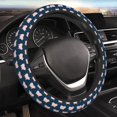 thumbnail image 4 of Cauagu Pig 1 Print Car Steering Wheel Cover - Universal Car Accessory for Diverse Cars for Steering Wheel with a Diameter of 14.5"-15", 4 of 7
