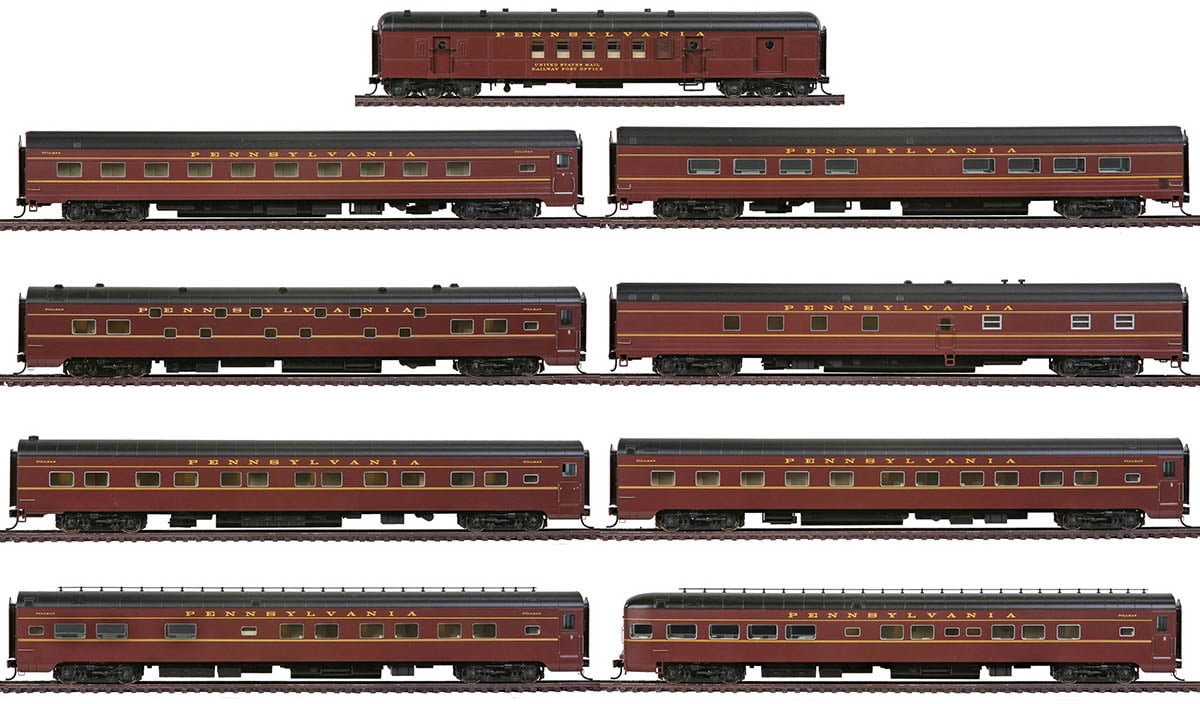 Pennsylvania Railroad Passenger Car Diagrams