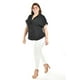 thumbnail image 2 of Blusa casual manga corta Roman Fashion /Tallas Extras, 5112 (Negro) negro 38, 2 of 6