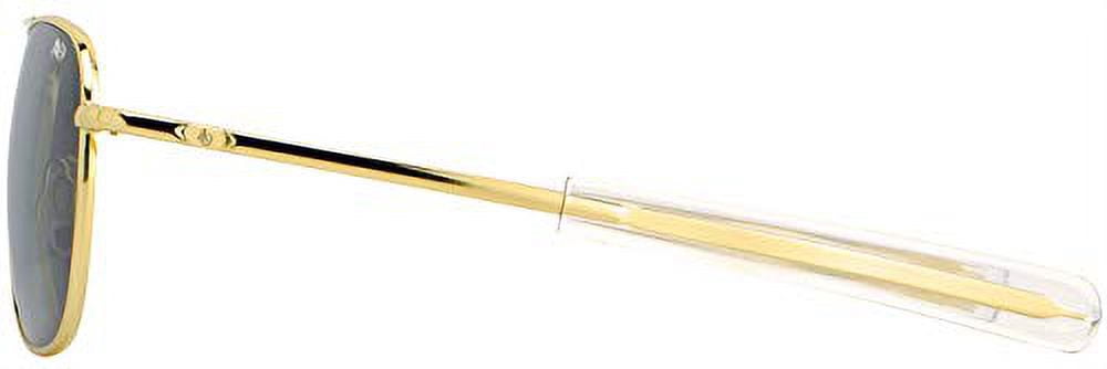 AO Original Pilot Sunglasses, Gold Frame, 52 mm True Color Gray SkyMaster Glass