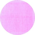 thumbnail image 1 of Ahgly Company Indoor Round Solid Purple Modern Area Rugs, 5' Round, 1 of 4