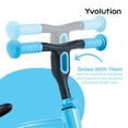thumbnail image 6 of "Yvolution Velo Junior Kids Balance Bike - Lightweight Training Bike for Toddlers Ages 2-5 - No Pedals Learning Bike with Adjustable Seat (Weight Limit: 50 lbs, Blue/Green/Pink)", 6 of 9