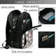 thumbnail image 4 of Balery Llamas Mochila con carga USB para hombre y mujer - Mochila impermeable y antirrobo para laptop con puerto USB para viajes, trabajo, 4 of 7