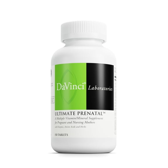 DaVinci Labs Ultimate Prenatal - Dietary Supplement - 150 Vegetarian Tablets