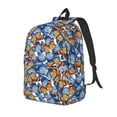 thumbnail image 1 of Disketp Colorful Butterfly1 Mochila de Lona Estampada, Mochila Escolar de Viaje Ligera para Estudiantes y Portátil-Medium, 1 of 5