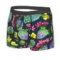 thumbnail image 2 of Disketp Watercolor Cactuses Men'S Boxer Briefs,Soft And Breathable Cotton Underwear With Comfortflex Waistband, 2 of 8