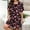 Multicolor#1, variant on Women's Casual Tunic Boho Short Sleeve Dress,Women's Oversized Loose Round Neck Short Sleeved Valentine's Day Printed Dress Nightgown Red XL