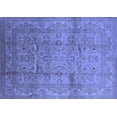 thumbnail image 1 of Ahgly Company Indoor Rectangle Oriental Blue Industrial Area Rugs, 2' x 3', 1 of 4