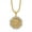 Gold Color, variant on Hip-Hop Zircon Medusa Mythology Gorgon Pendant Necklace 14K Yellow Gold Jewelry For Women Ancient Greek Symbol Pagan Gift