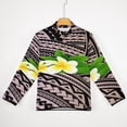 thumbnail image 5 of Plumeria Men's Stand Collar Sweater Long Sleeve Clothing Loose Fit Sports Sweater, 5 of 8