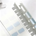 thumbnail image 6 of Sticky Index Tabs Writable Page Markers, Repositionable Transparent Book Tabs Labels, Gradient Note Flags for Notebook Planner File Classification Students Office Study Supplies, Small, 6 of 9