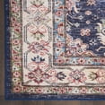 thumbnail image 4 of Nourison Fulton Traditional Vintage Non-Slip Flatwoven Indoor Rug Navy 2'3" x 7'6", 4 of 5