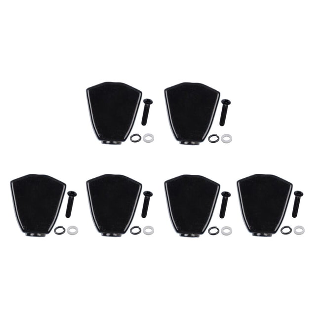 Set de 6 Cordes Tuning Chevilles Têtes de Machine Instruments de Guitare Universels Tuning Chevilles Boutons Noir