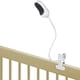 thumbnail image 1 of Soporte de clip flexible compatible con Owlet, Motorola y otras cámaras para monitores de bebés con orificio roscado de 1/4 sin herramientas ni daños en la pared - Blanco, 1 of 5