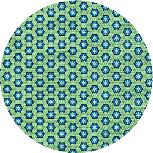 Ahgly Company Tapis d'Intérieur Lavables en Machine pour Algues de Transition, Carrés de 3'