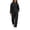Black, variant on Zynoxe Womens Two Piece Sweatsuits Sets Casual Solid Color Zipper Hoodies and Wide Leg Pants Lounge Sets Trendy Soft Comfortable Matching Outfit Black S