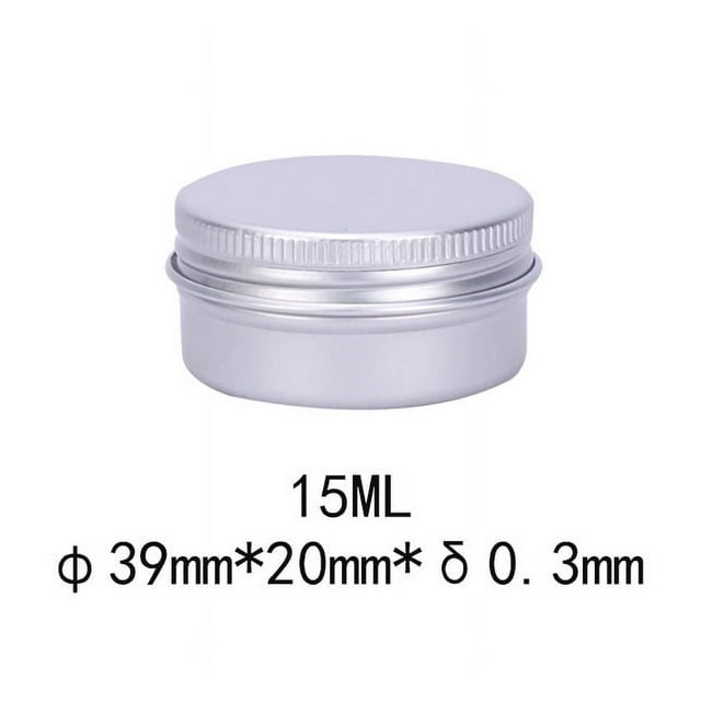 Caja de aluminio de 5 ml a 750 ml, caja de aluminio sellada con hilo para té, dulces, embalaje de cosméticos, cremas, subenvases, latas de aluminio pequeñas