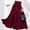 *Wine, variant on ClodeEU Women's High Waisted Tie Front Pleated Ankle Length Skirt ,Elegant Casual Maxi Skirt Black,Womens Plus L