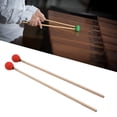 thumbnail image 1 of 1 Paire de Maillets Marimba à Tête de Fil Moyennement Dur avec Manches en Érable à Percussion, 1 of 8