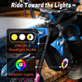 thumbnail image 5 of East doll 36V Electric Dirt Bike for Kids, Peak 700W Kids Electric Dirt Bikes, Electric Kids Dirt Bike for Boys Girls Aged 4-10Y, 3-Speed, Max 15.5 Mph, 13.7 Miles Long Range, 3 Light Modes, Blue, 5 of 8