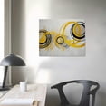 thumbnail image 3 of ONETECH Yellow Abstract Line Pictures Canvas Wall Art for Bedroom Wall Decor,Smart Line Wall Art Print Paitnings for home Decor,Morden Artwork Full of Imagination Line Drawing Canvas Art, 3 of 4