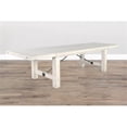 thumbnail image 4 of Sunny Designs Marina Farmhouse Mahogany Wood Extension Table in White Sand, 4 of 6