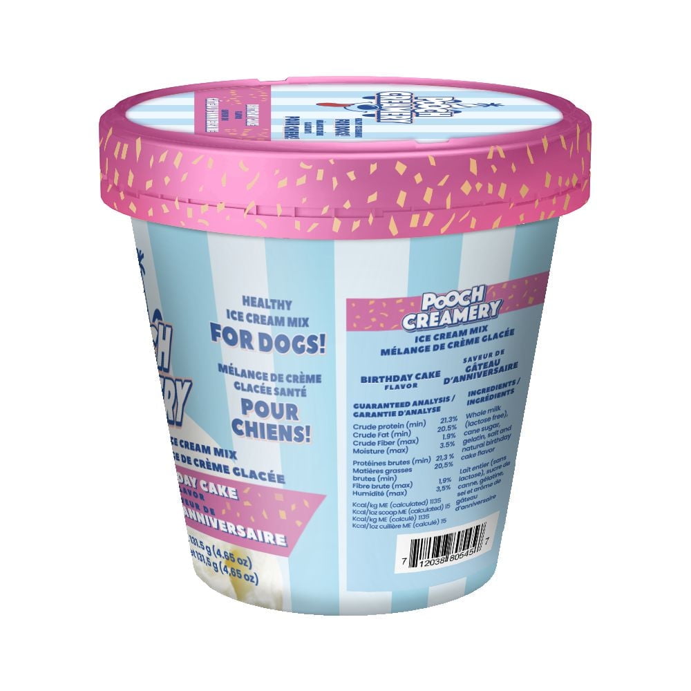 Pooch Cake Basic Starter Pack Plus - Peanut Butter Cake Mix and Birthday Cake Ice Cream Mix