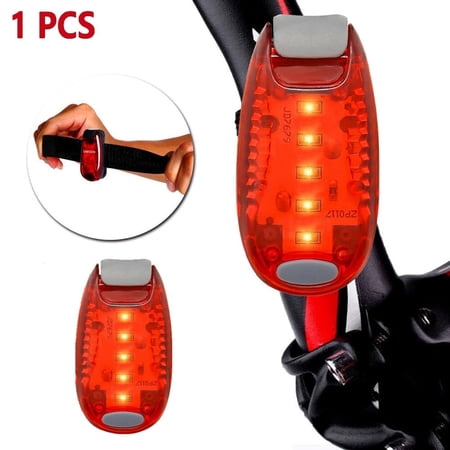 ASTRAEA 1Pack LED Safety Light Clip on Bike Tail Light Waterproof Warning Lamp for Runners Cyclists Walkers Joggers Red