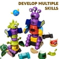 thumbnail image 4 of Robot de juguete magnético TEMI Monster, 35 unidades para niños de 3 a 5 años, con caja, 4 of 9