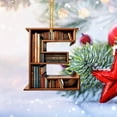 thumbnail image 6 of Lilixerw 26 Alphabet Book Hanging Ornament,3.1 inch Acrylic Pendant for Book Lovers Christmas Tree Ornaments Car Pendant(E), 6 of 8