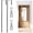 Black, variant on HXRH 2Pcs Over The Door Mirror Hanger Set Adjustable Five-Hole Mirror Hook Hanging Paintings Flowers and Decor Brackets Perfec-t Height and Fit (White)