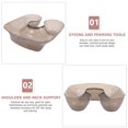 thumbnail image 3 of USHOBE Repose-Nuque de Salon pour Salon de Coiffure PVC Gris Foncé 1Pcs, 3 of 8