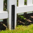 thumbnail image 3 of Opvise Heavy-Duty Steel Fence Post Repair Kit with 4.72-Inch Offset Design - No Concrete Needed, Enhanced Stability & Easy Installation for Wooden Fences, 3 of 8