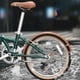 thumbnail image 4 of Yuarrent Guardabarros de configuración rápida, 2 pack/lote, fácil instalación para bicicletas de 20 pulgadas, guardabarros de bicicleta de Ciclismo freno en V 16 en marrón, 4 of 6