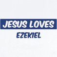 thumbnail image 2 of CafePress - Jesus Loves Ezekiel Infant Bodysuit - Baby Light Bodysuit, Size Newborn - 24 Months, 2 of 4