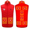 thumbnail image 2 of guisaled Heated Vest for Men Women 4 Heating Zones Rechargeable Heated Vest 2025 Winter Full Zip Lightweight Warm Quilted Jackets Clothing, 2 of 3