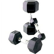 CAP Barbell, 60lb Coated Hex Dumbbell, Single