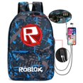 thumbnail image 1 of Mochila antirrobo con USB para mujer, morral escolar de lona para estudiante, niño, niña y niño, Adolescentes, 1 of 4