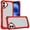 Red, variant on For iPhone 17 Ultimate CaseX Transparent Hybrid Case with Metal Buttons And Camera Edges - Red