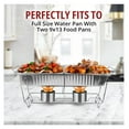 thumbnail image 2 of 6 Pack Chrome Frame Chafing Wire Rack Dishes for Events, Parties, Wedding, & Birthday Party Catering, 2 of 3