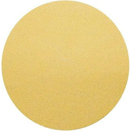 

Benchmark Abrasives 6 Premium Aluminum Oxide Stearated Gold No Holes Hook and Loop Discs For Sanding of Metals Non-Ferrous Metals Wood Plastic Fiberglass (Pack of 50) - 320 Grit