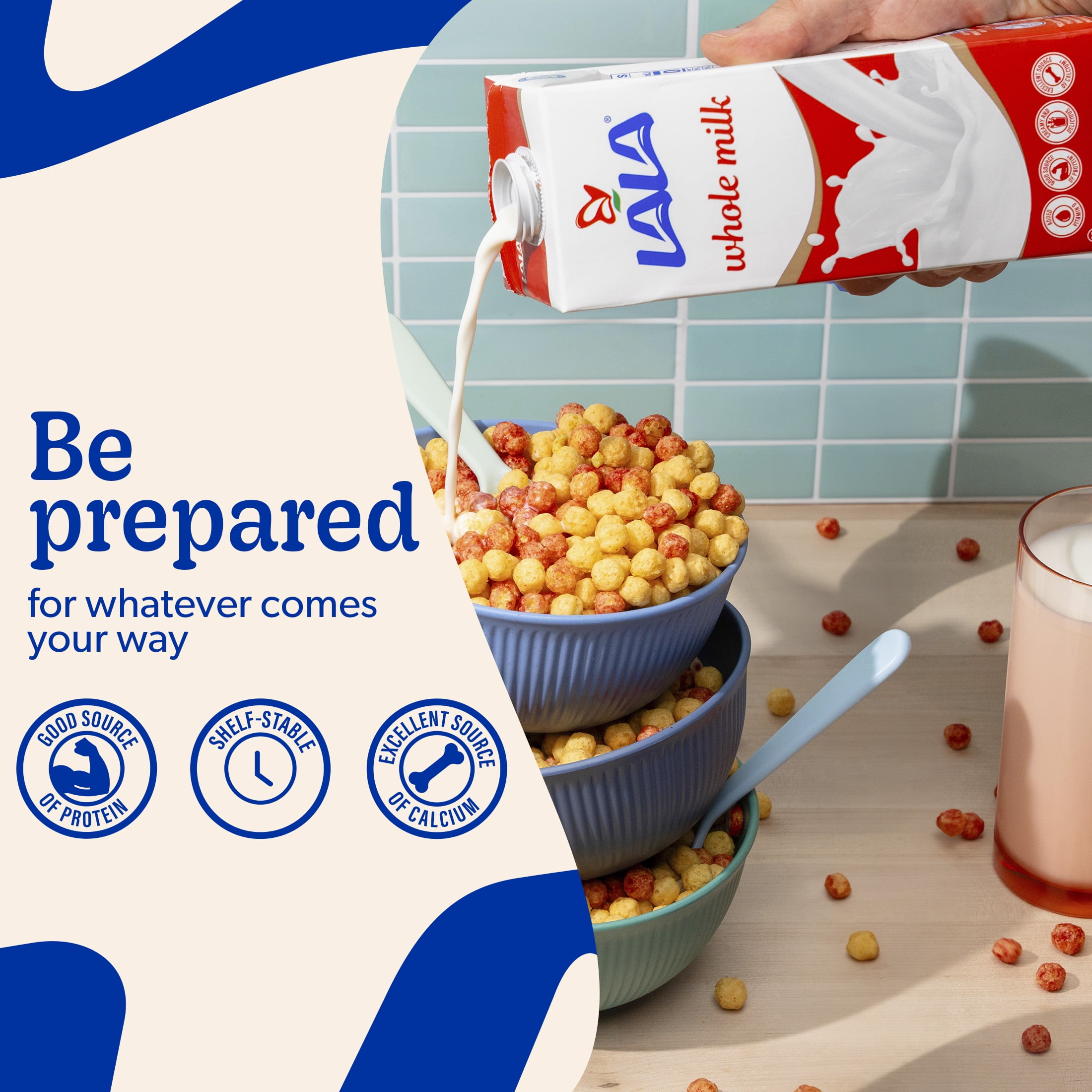 2 pack) LALA Chocolate 1% Milk UHT 32oz - Walmart.com