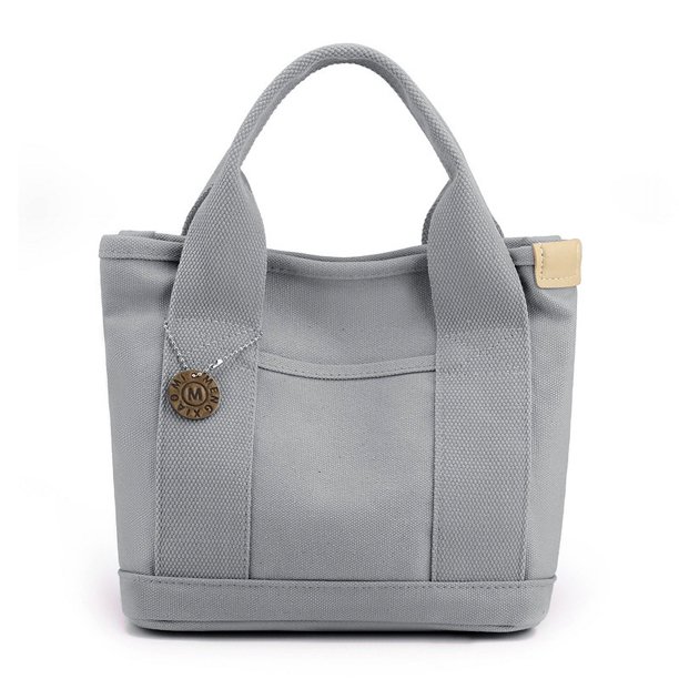 Bolsa de lona Bolsa de almuerzo portátil Bolsa de momia Bolsa de almuerzo simple Bolsa de lona Bolsa de regalo Bolsa de almacenamiento conveniente